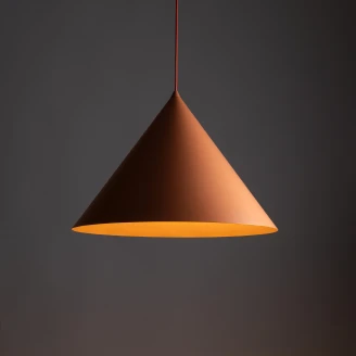 Hengelampe <strong>Seattle</strong>  Oransje Matt Ø 50 cm