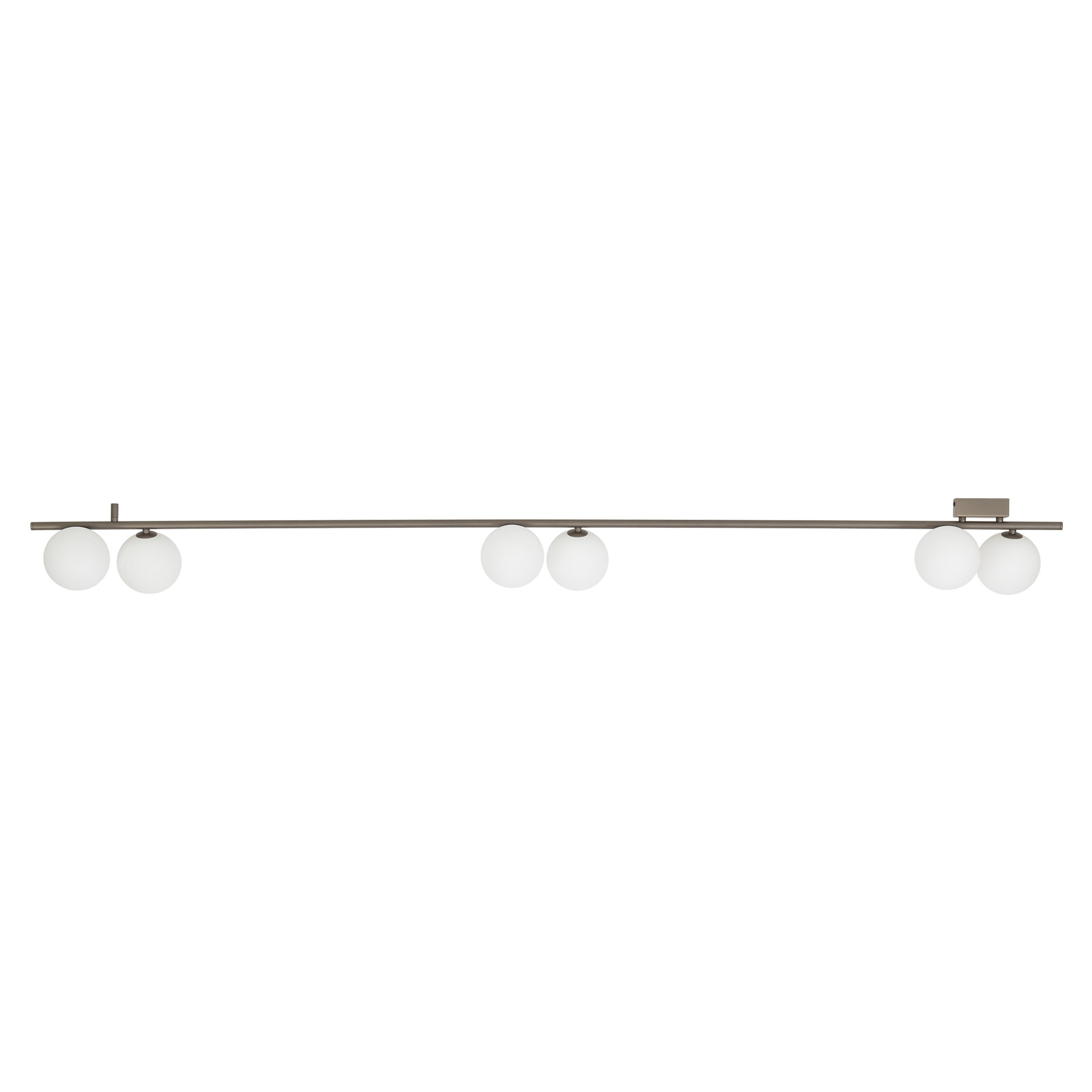 Taklampe Hexa Brenna Brun Matt