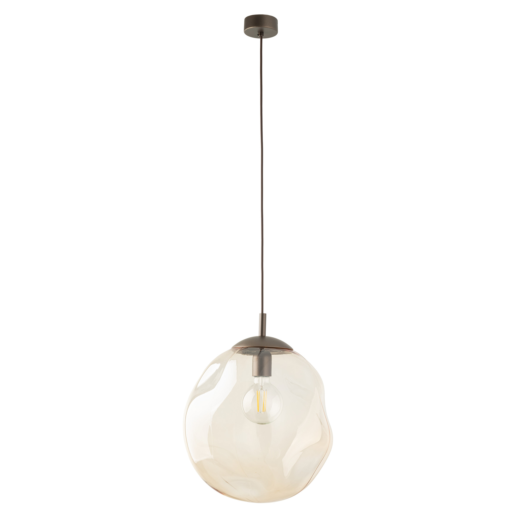 Hengelampe Ardea Brun Matt 30x35 cm