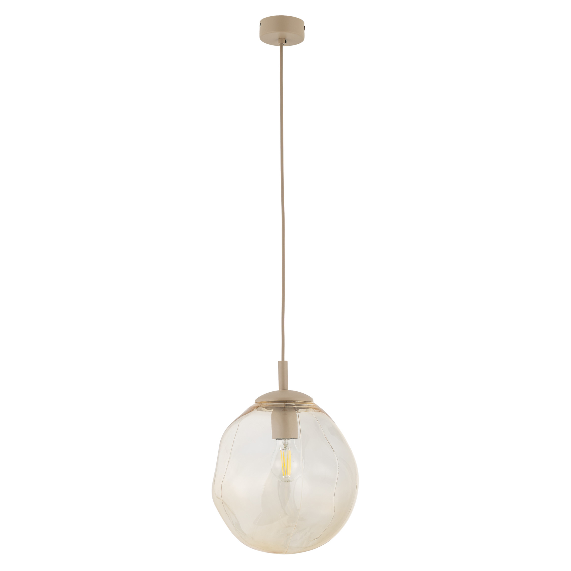 Hengelampe Ardea Beige Matt 22x25 cm
