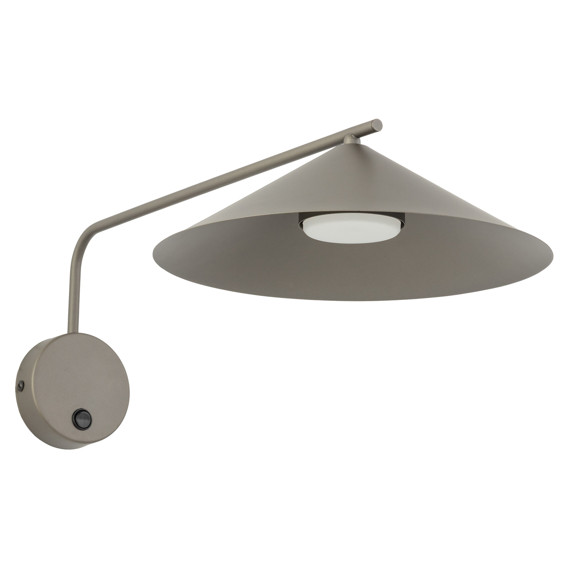 Vegglampe M Bruma Brun Matt