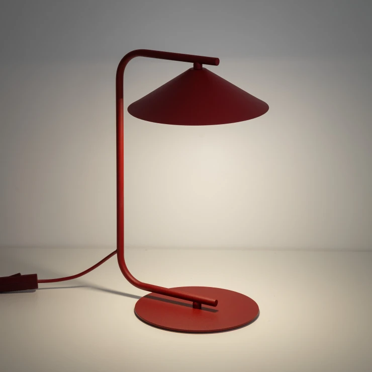 Bordlampe Bruma Rød Matt