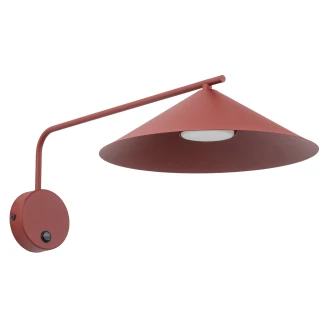 Vegglampe M <strong>Bruma</strong>  Rød Matt