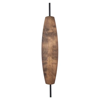 Vegglampe L <strong>Marevo</strong>  Mørkt Tre Matt