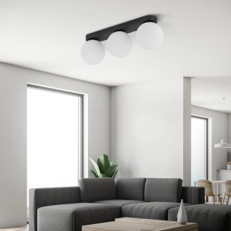 Taklampe Trio <strong>Nex</strong>  Svart Matt