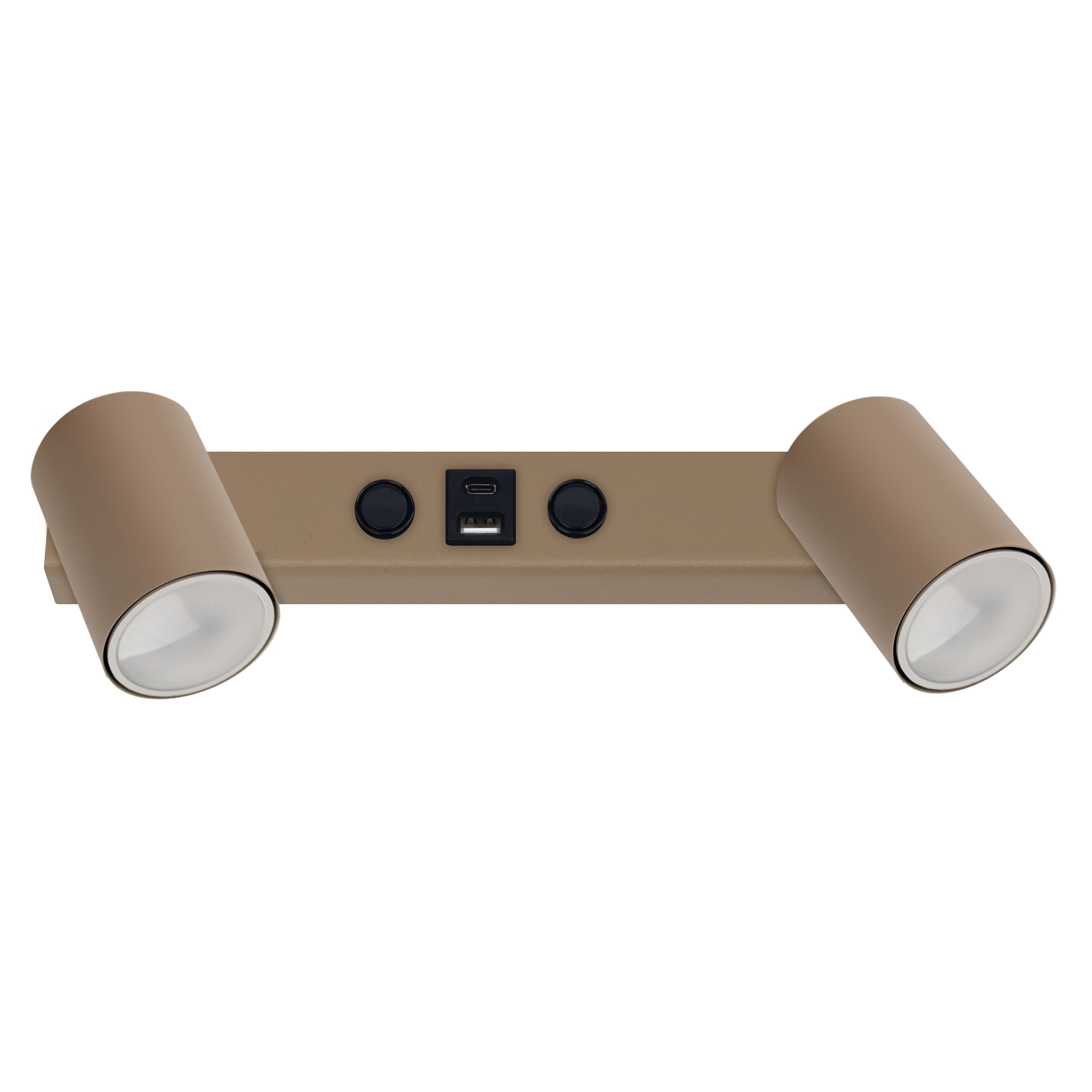 Vegglampe med USB Arvel Sand Matt