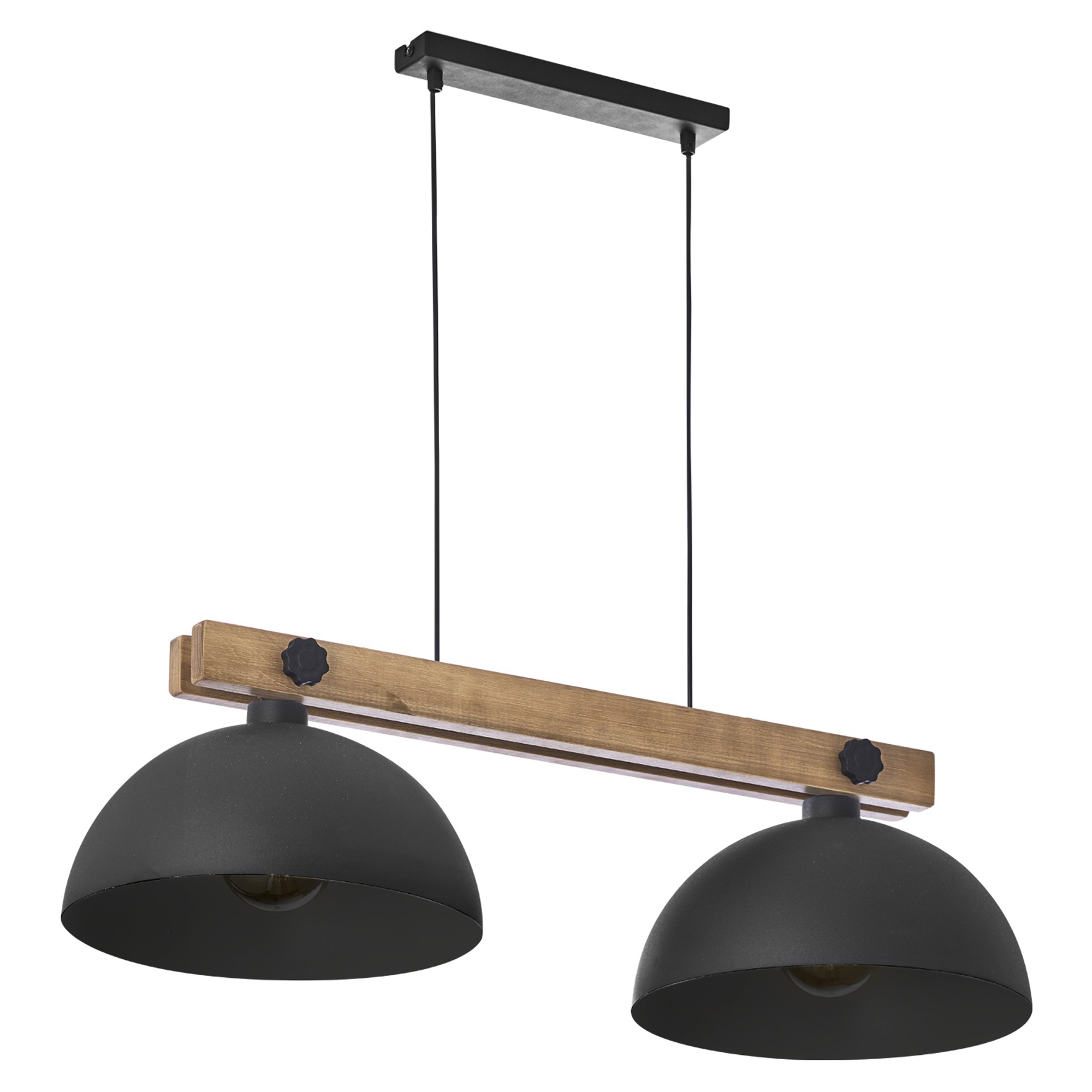 Hengelampe Duo Visby Light Svart Matt