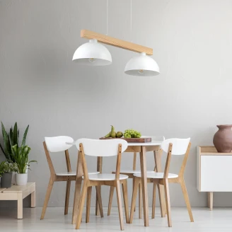 Hengelampe Duo <strong>Visby Light</strong>  Hvit Matt