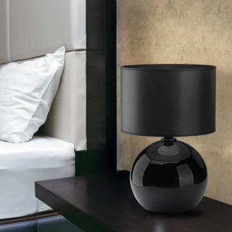 Bordlampe M <strong>Arlix</strong>  Svart, Gull Blank