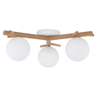 Taklampe Trio <strong>Duffy</strong>  Hvit, Tre Matt
