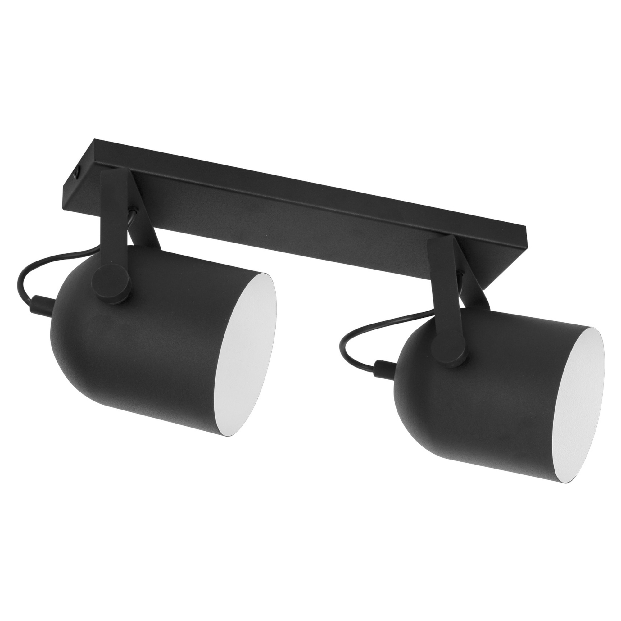 Taklampe Duo Liam Svart Matt