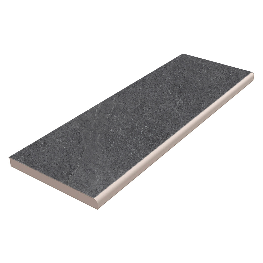 Bassengkant Gulvflis Empyrio Mørk Grå Matt 20x60 cm Tykkelse 20 mm