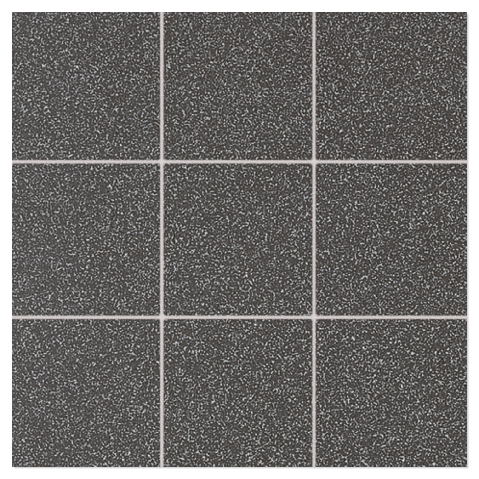 Mosaikkflis Granitt Svart Matt 30x30 (10x10) cm