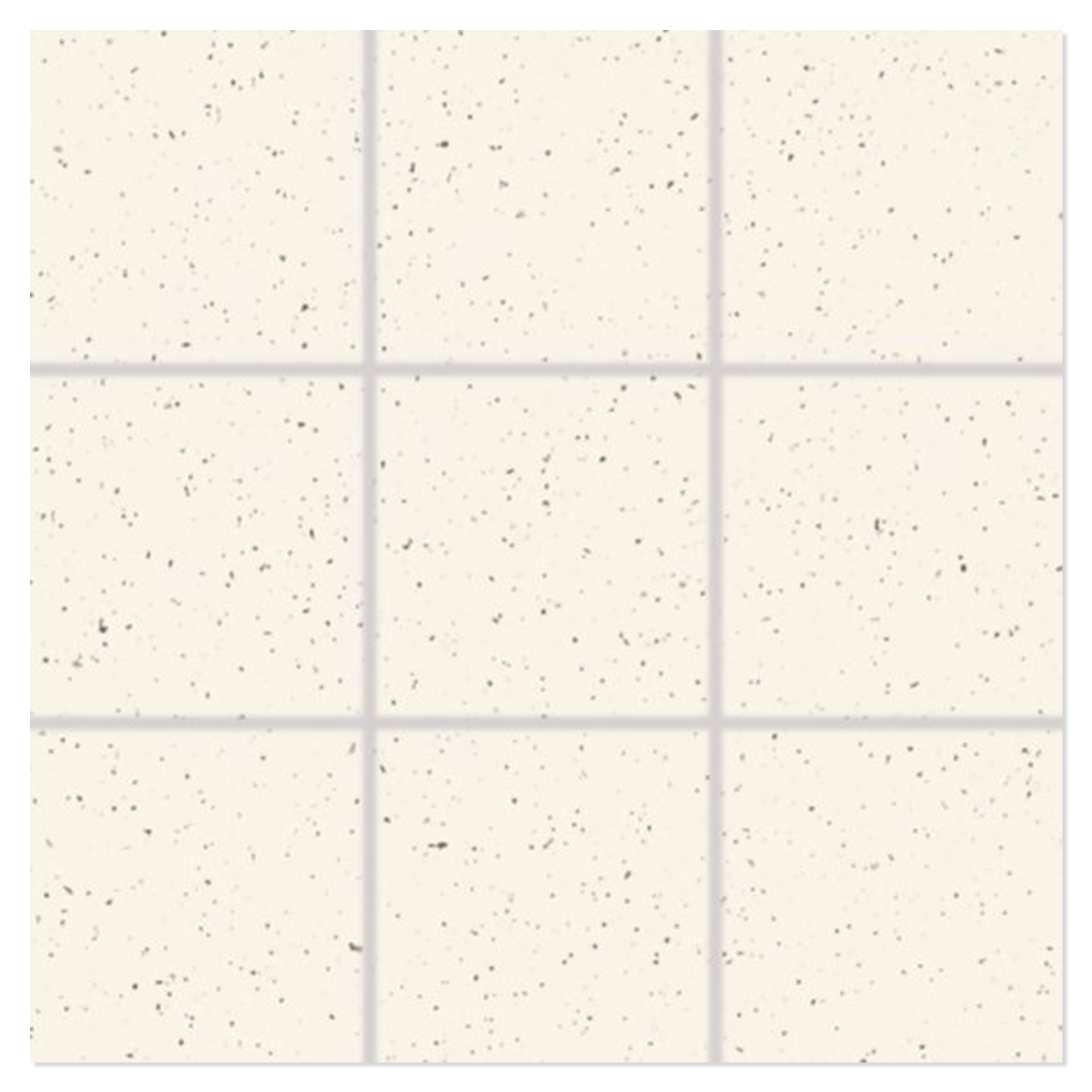 Mosaikkflis Granitt Vit Matt 30x30 (10x10) cm