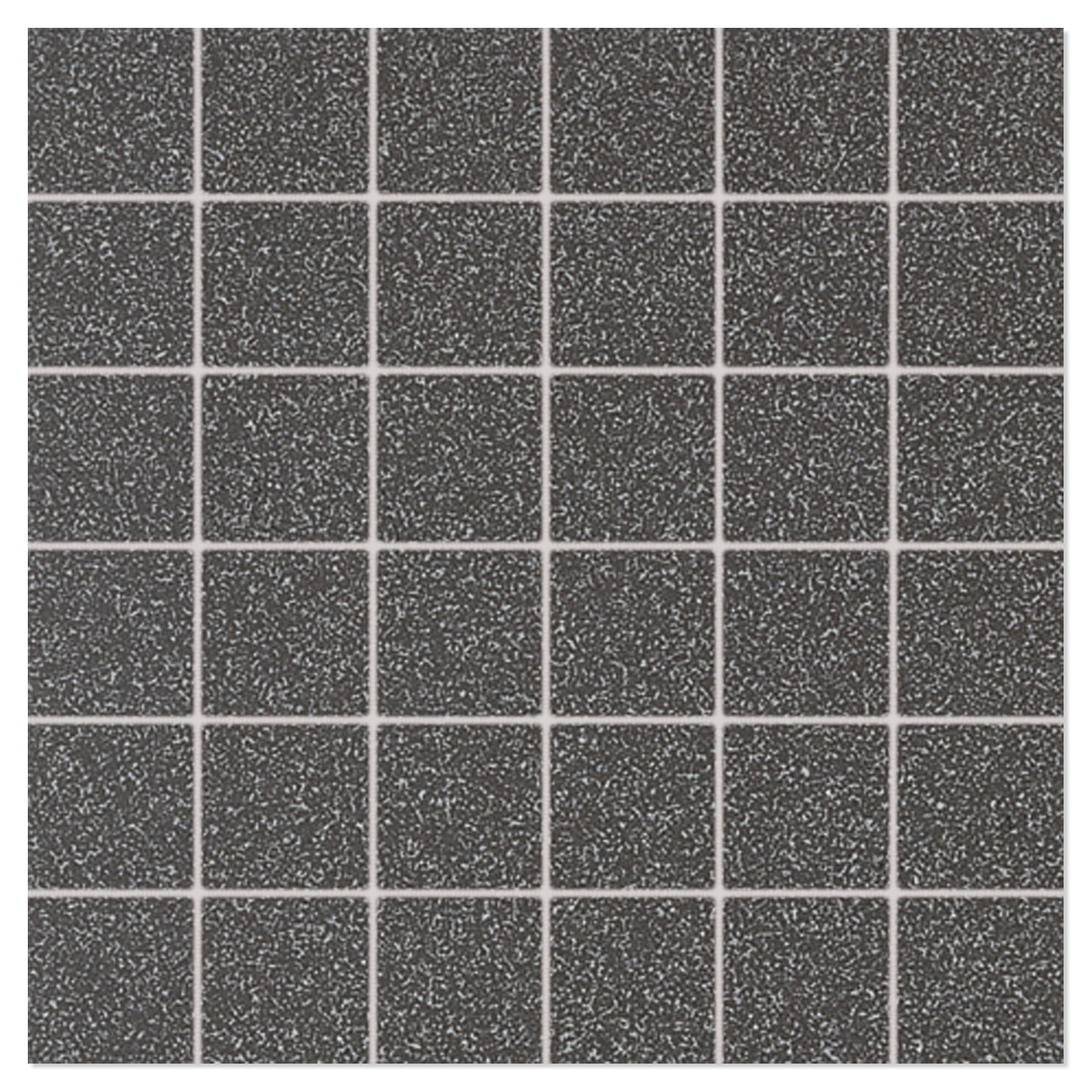 Mosaikkflis Granitt Svart Matt 30x30 (5x5) cm