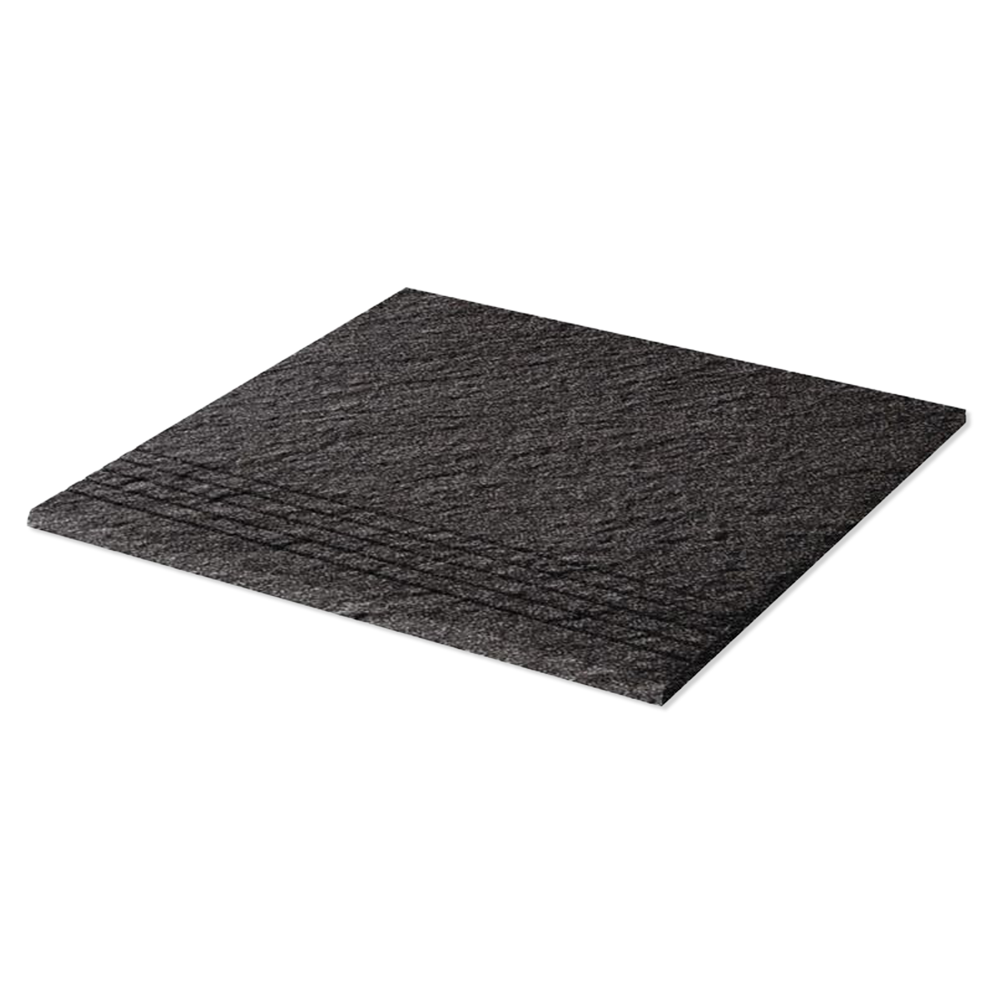 Trappeflis Granitt Svart Matt Relieff 30x30 cm