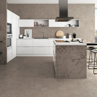 Gulvflis <strong>Atrium</strong>  Gråbeige-Struktur Matt 60x120 cm