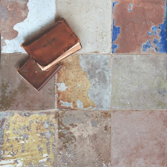 Gulvflis <strong>Kiln</strong>  Decor Mix Matt-Blank 20x20 cm