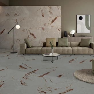 Gulvflis <strong>Skymning</strong>  Beige Matt 60x120 cm
