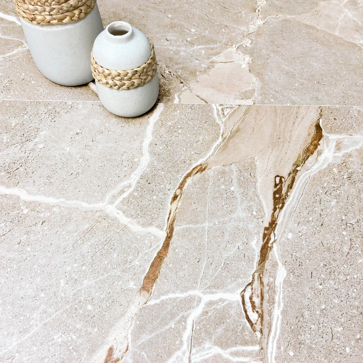 Gulvflis Skymning Beige Matt 60x60 cm