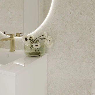 Gulvflis <strong>Kalksten Sand</strong>  Ivory Matt 30x61 cm