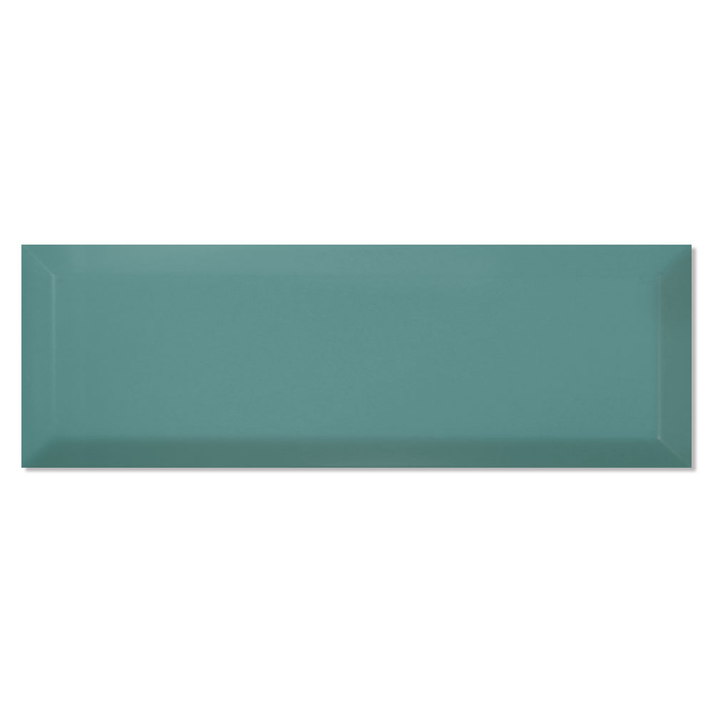 Veggflis Metro Fasat Turkos Blank 10x30 cm