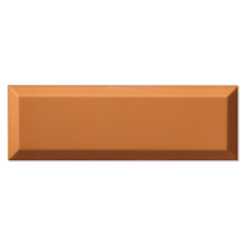 Veggflis Metro Fasat Oransje Blank 10x30 cm