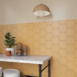Gulvflis <strong>Sekel</strong>  Oransje Matt 15x17 cm