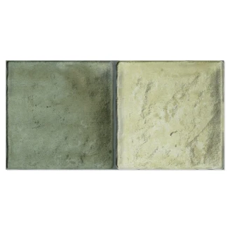 Gulvflis <strong>Viridi</strong>  Grønn Matt 10x20 (10x10) cm