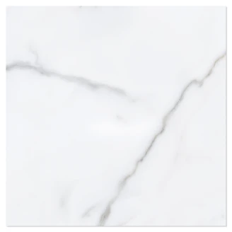 Marmor Gulvflis <strong>Rosendal</strong>  Hvit Matt 30x30 cm