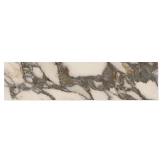 Marmor Gulvflis <strong>Rosendal</strong>  Gråbeige Matt 6x25 cm