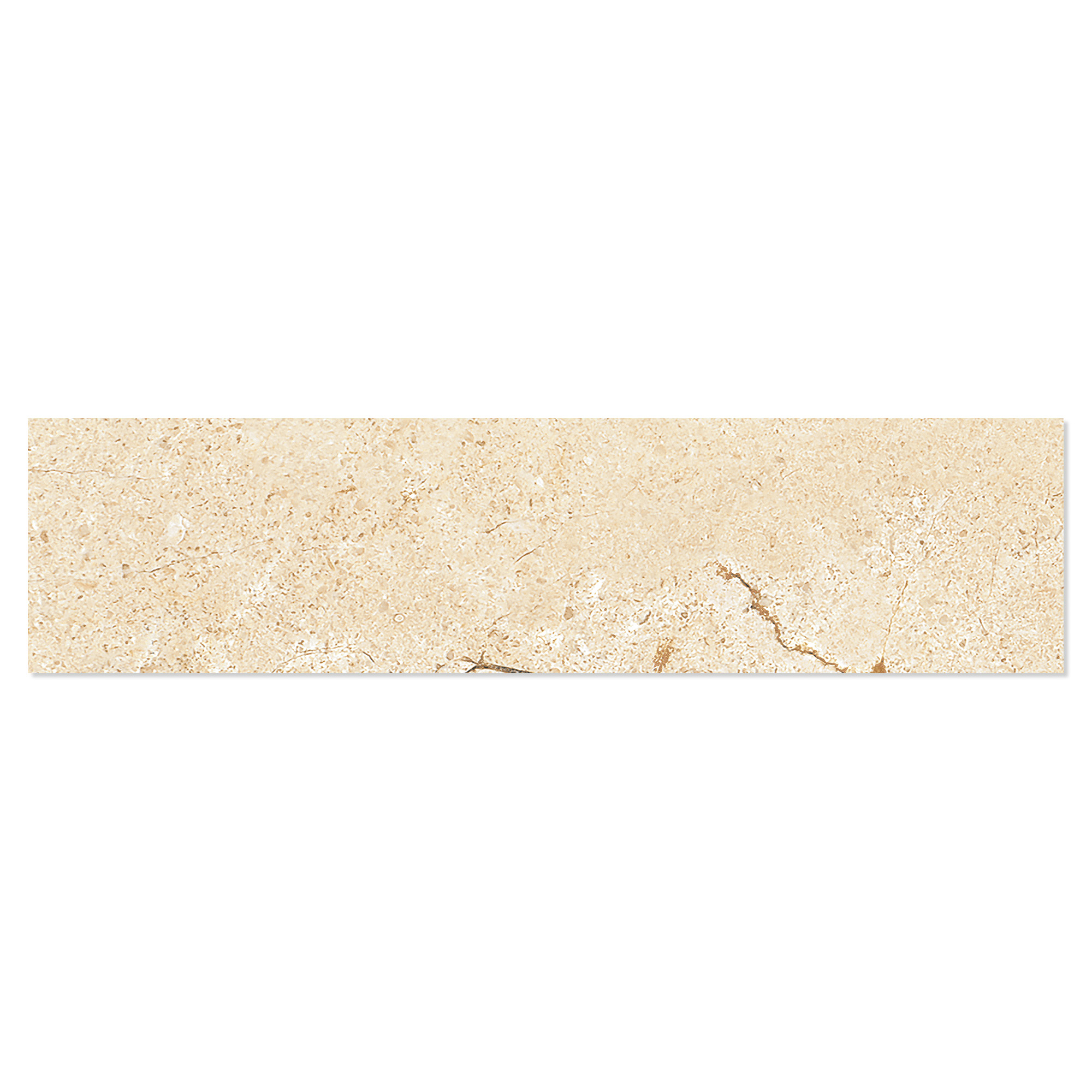 Marmor Gulvflis Rosendal Ljusbeige Matt 6x25 cm