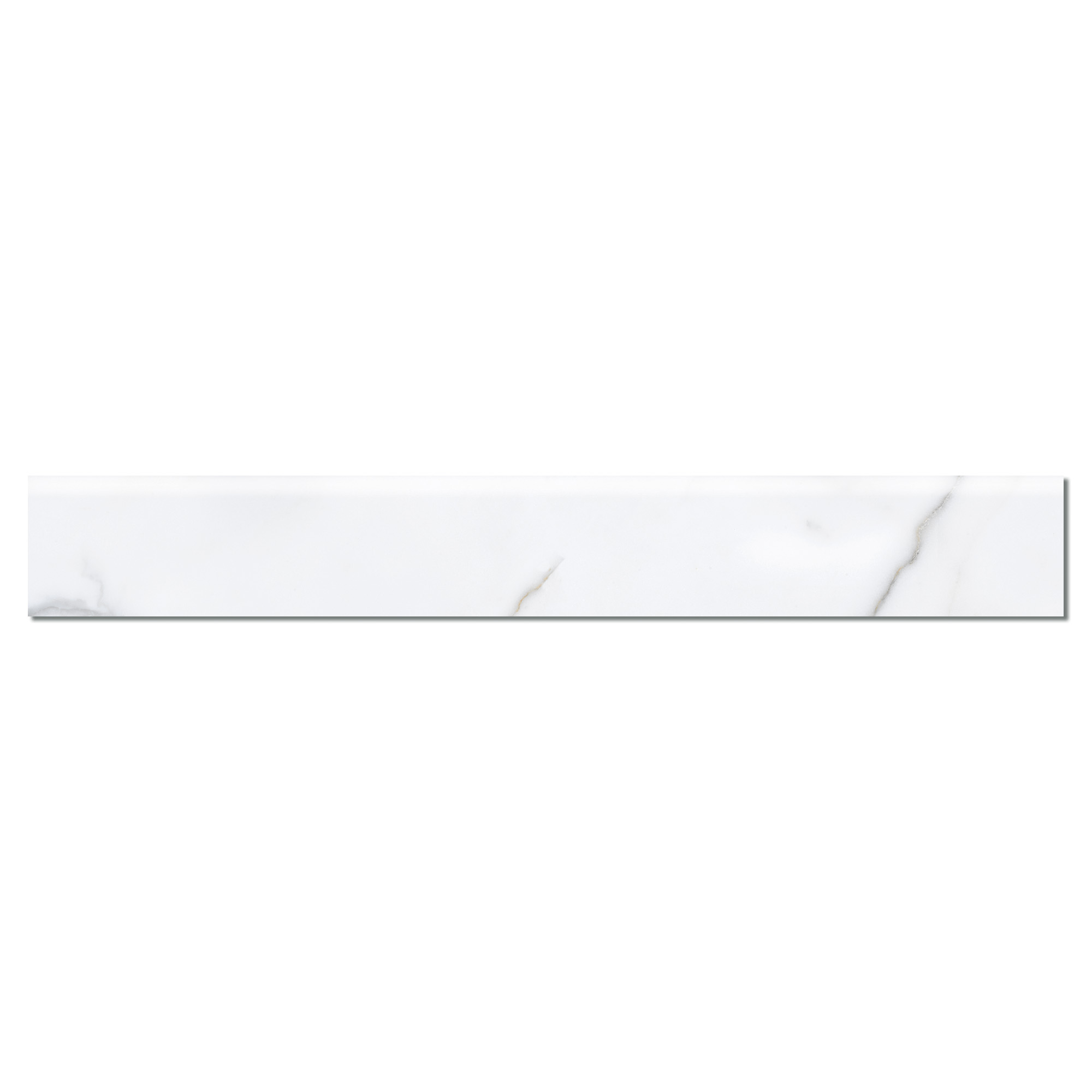 Gulvsokkel Gulvflis Rosendal Hvit Matt 8x60 cm