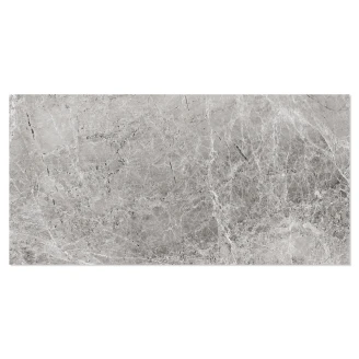 Marmor Veggflis <strong>Malm</strong>  Dimgrå Blank 25x50 cm
