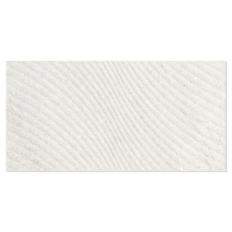 Veggflis <strong>Avalun</strong>  Gråbeige Matt Relieff 25x50 cm