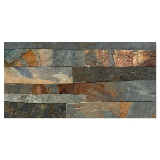 Veggflis <strong>Rustica</strong>  Terrakotta Matt 25x50 cm