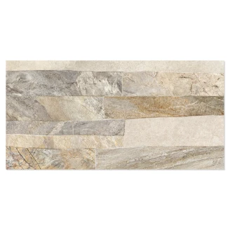Veggflis <strong>Rustica</strong>  Sandbeige Matt 25x50 cm