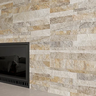 Veggflis <strong>Rustica</strong>  Sandbeige Matt 25x50 cm
