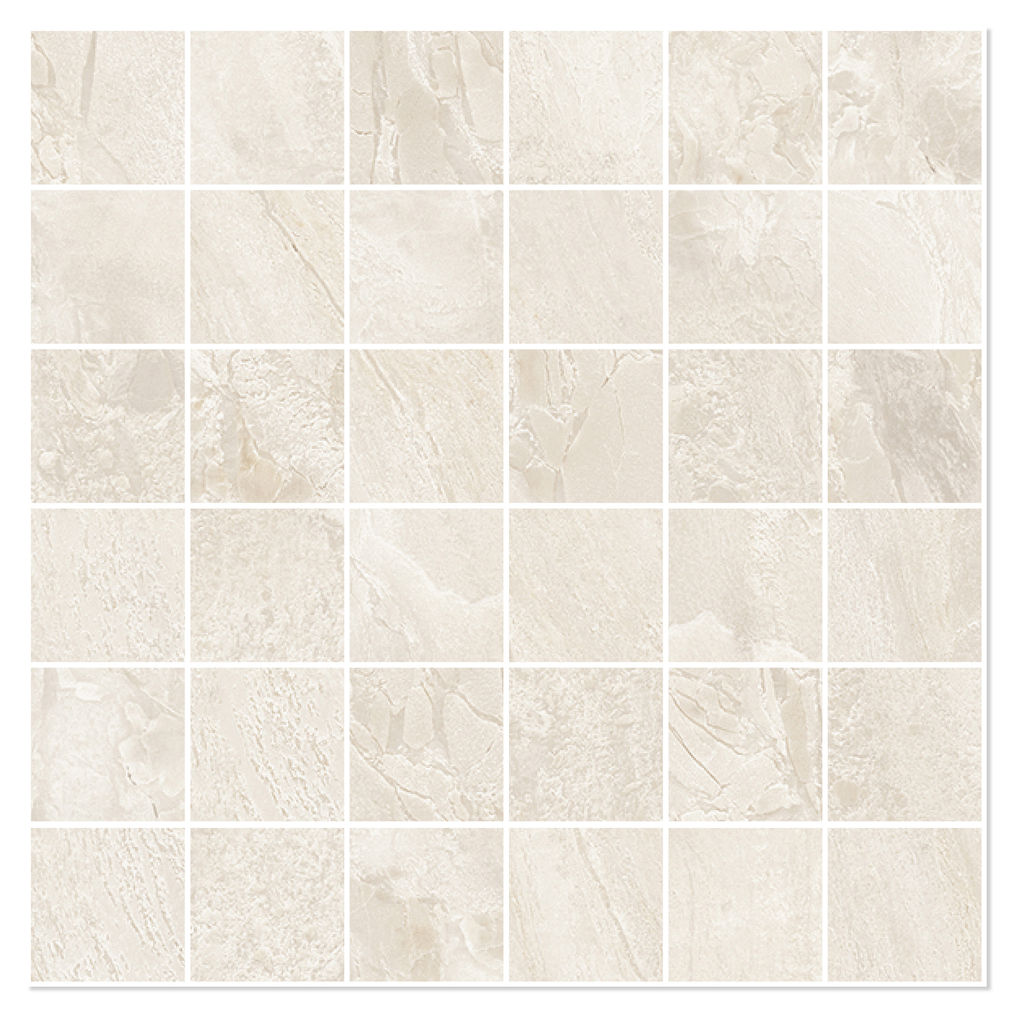 Sant’Agostino Mosaikkflis Paradiso Beige Matt 30x30 (5x5) cm
