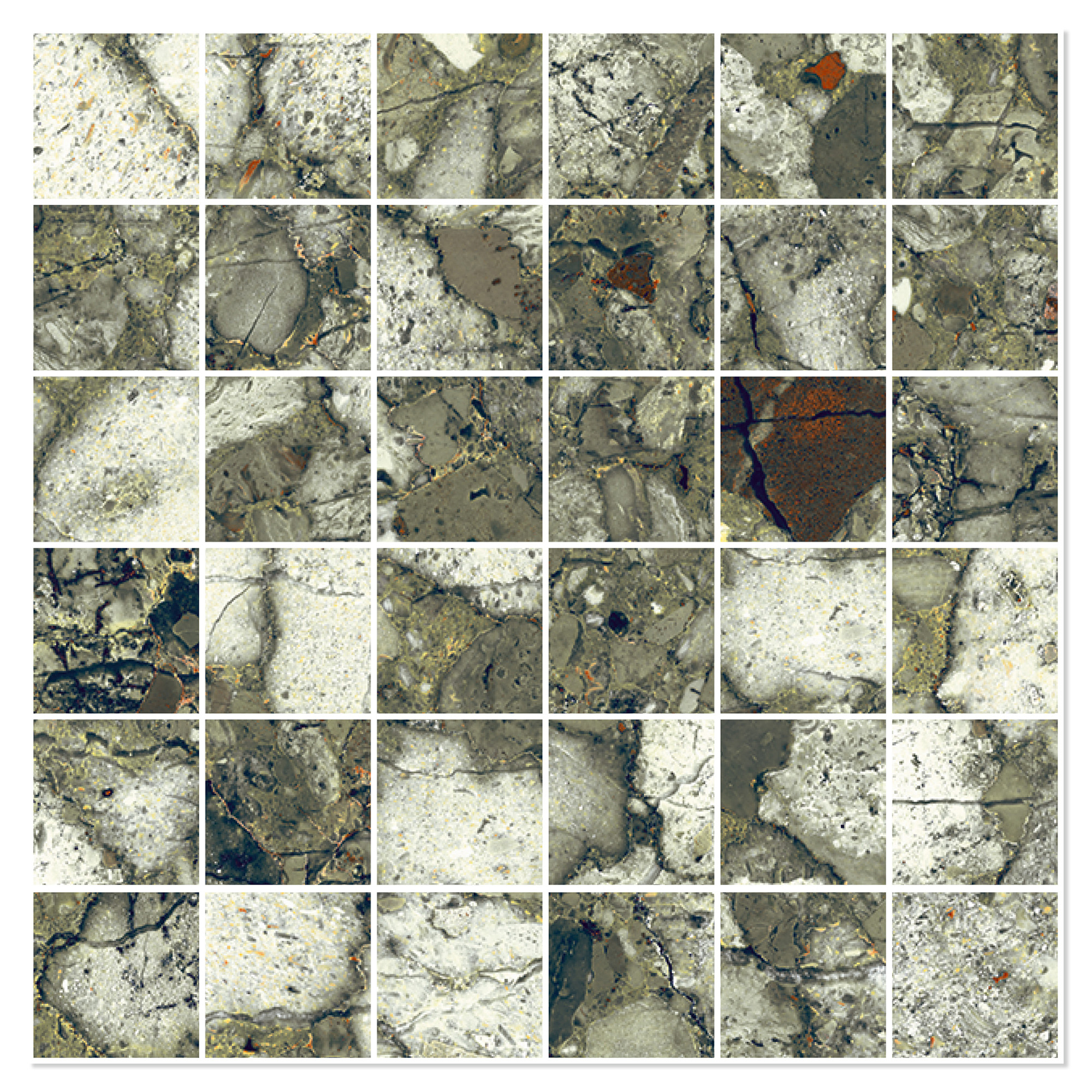 Sant’Agostino Mosaikkflis Venistone Emerald Polert 30x30 (5x5) cm