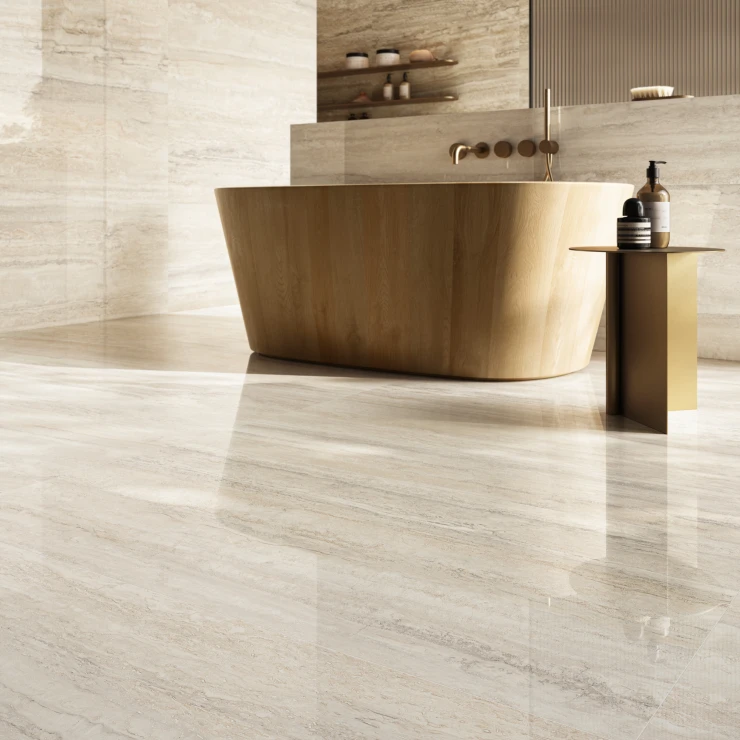 Sant’Agostino Gulvflis Invictus Ivory Polert 60x120 cm