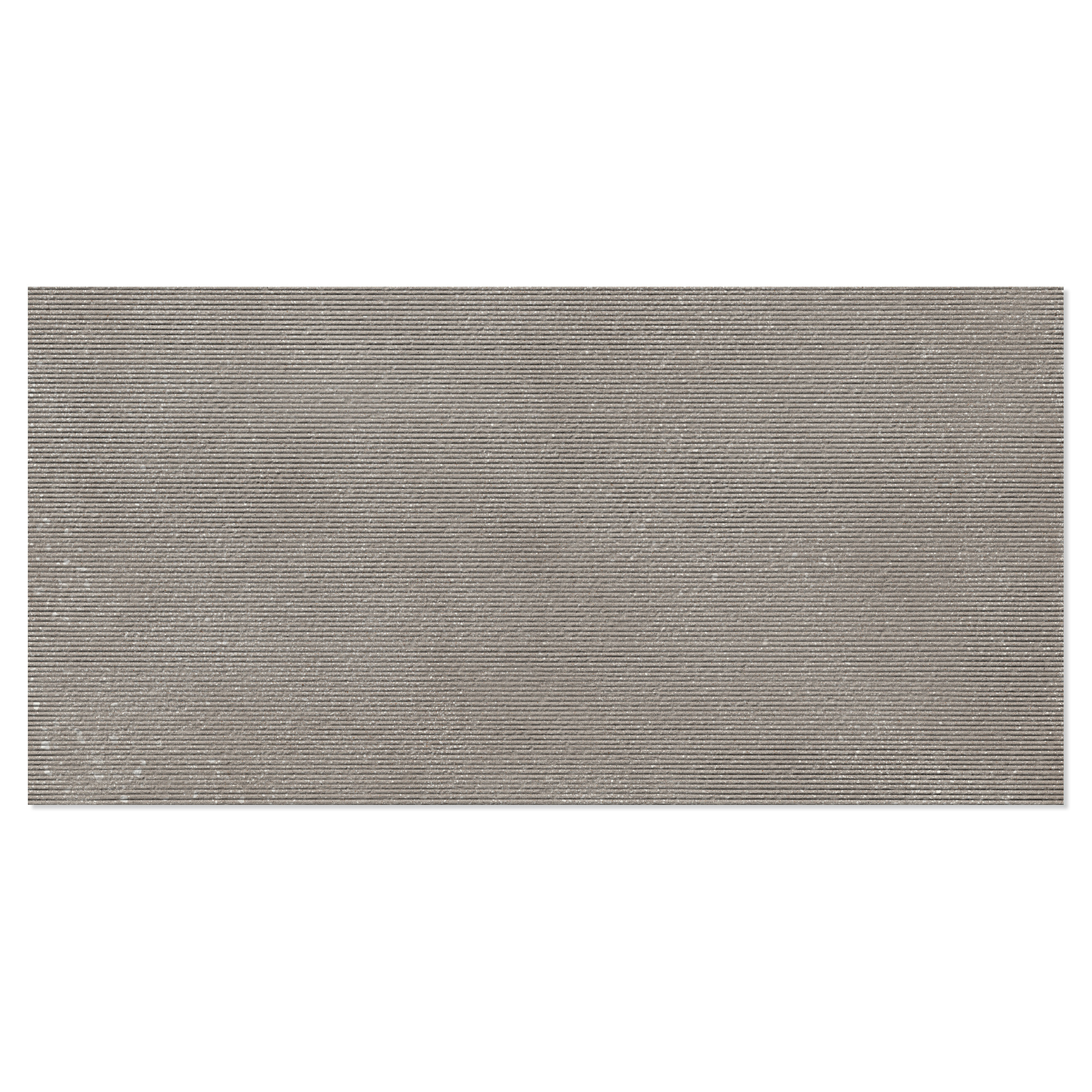 Sant’Agostino Veggflis Gravel Small Plisse Grey Matt-Relieff 60x120 cm