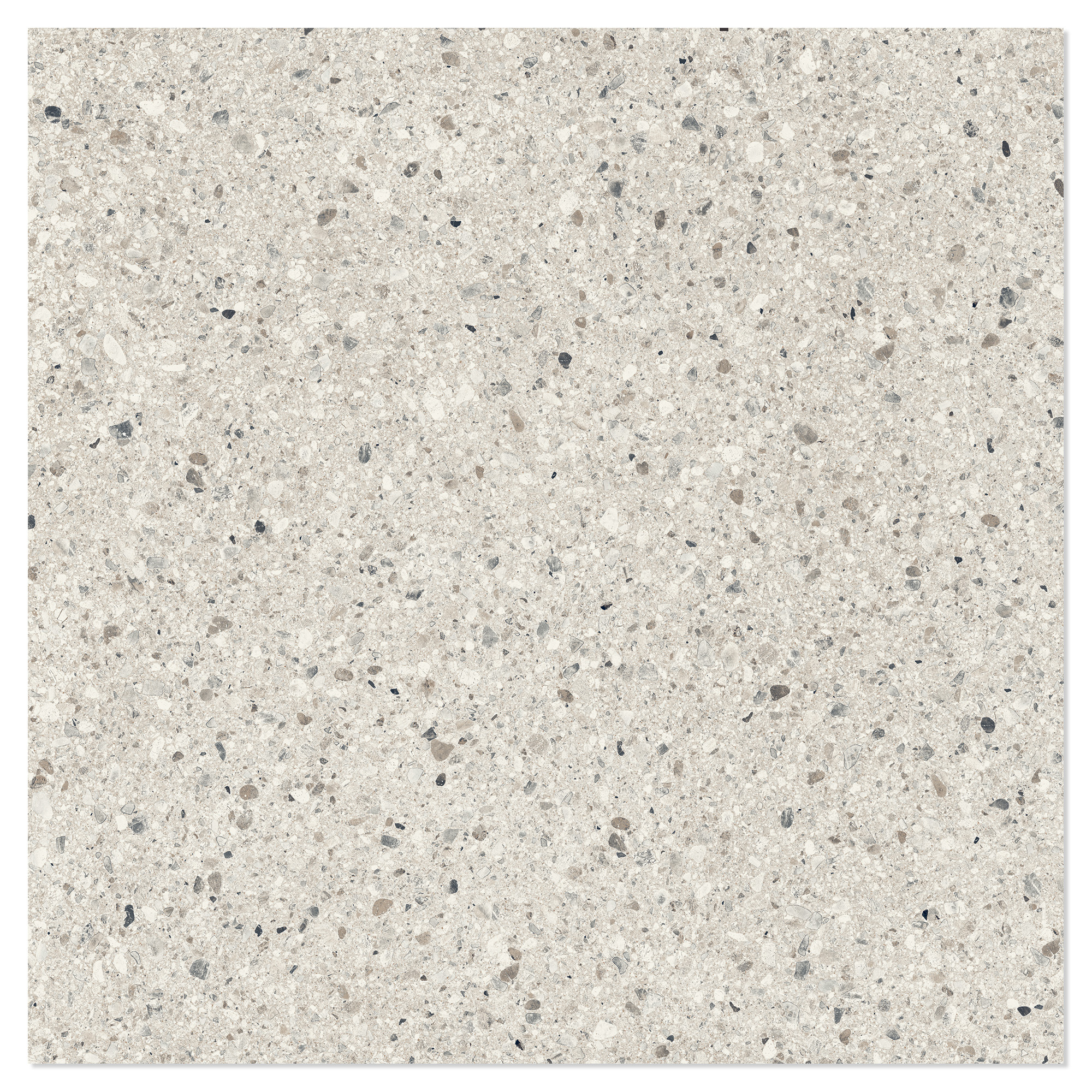 Sant’Agostino Gulvflis Gravel Full Pearl Sklisikker Matt-Struktur 3D 90x90 cm