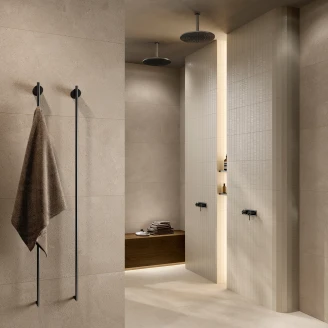 Sant’Agostino Gulvflis <strong>Baystone</strong>  Ivory Sklisikker Matt-Struktur 3D 60x120 cm