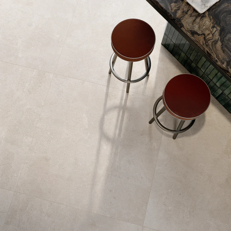 Sant’Agostino Gulvflis Baystone Light Matt-Struktur 3D 90x90 cm