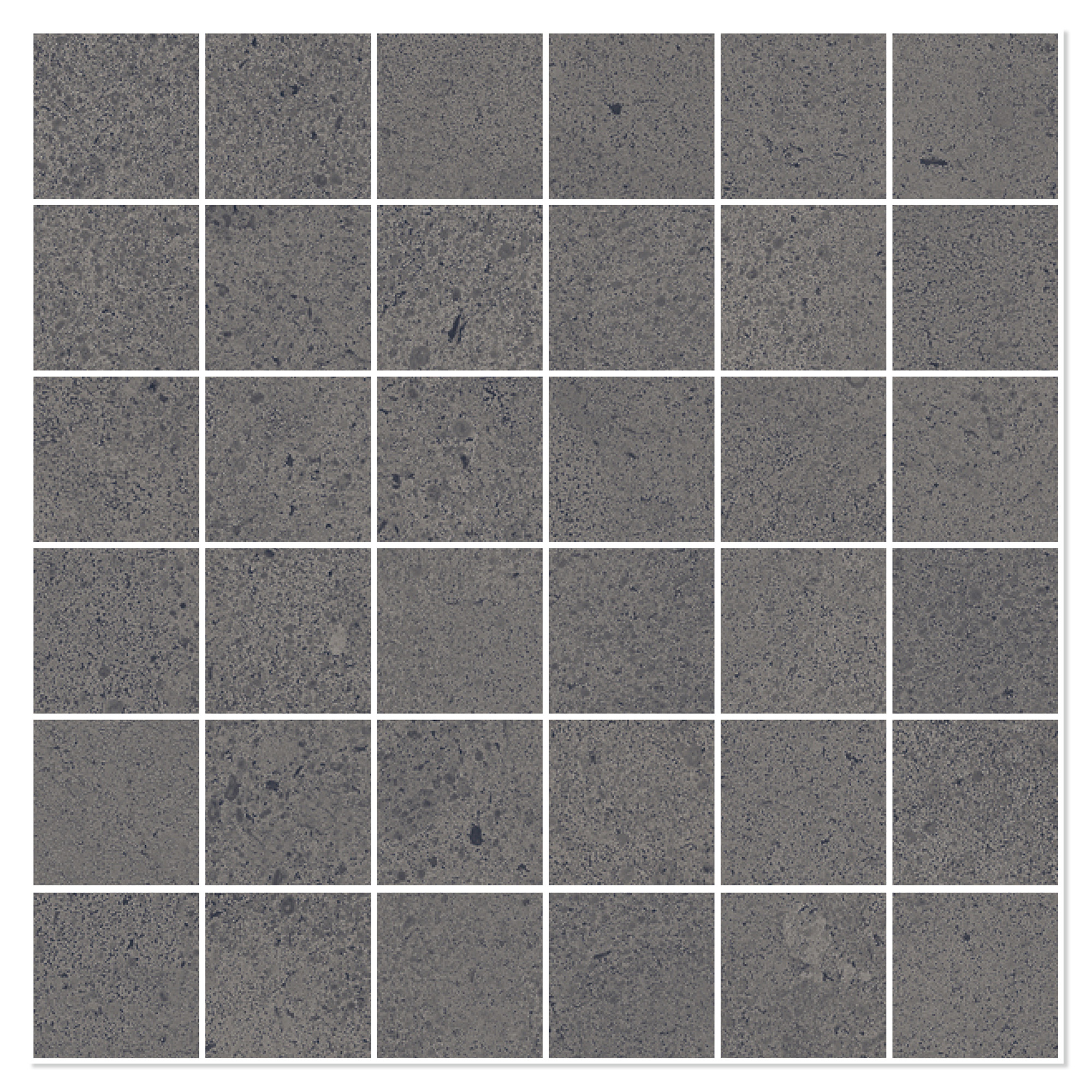 Sant’Agostino Mosaikkflis Baystone Dark Matt-Struktur 30x30 (5x5) cm