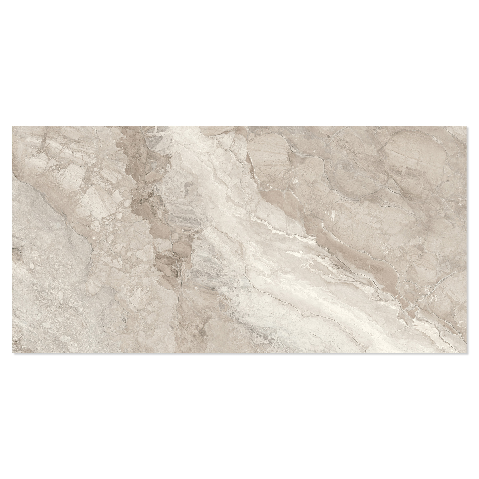 Sant’Agostino Marmor Gulvflis Mystic Beige Polert 90x180 cm