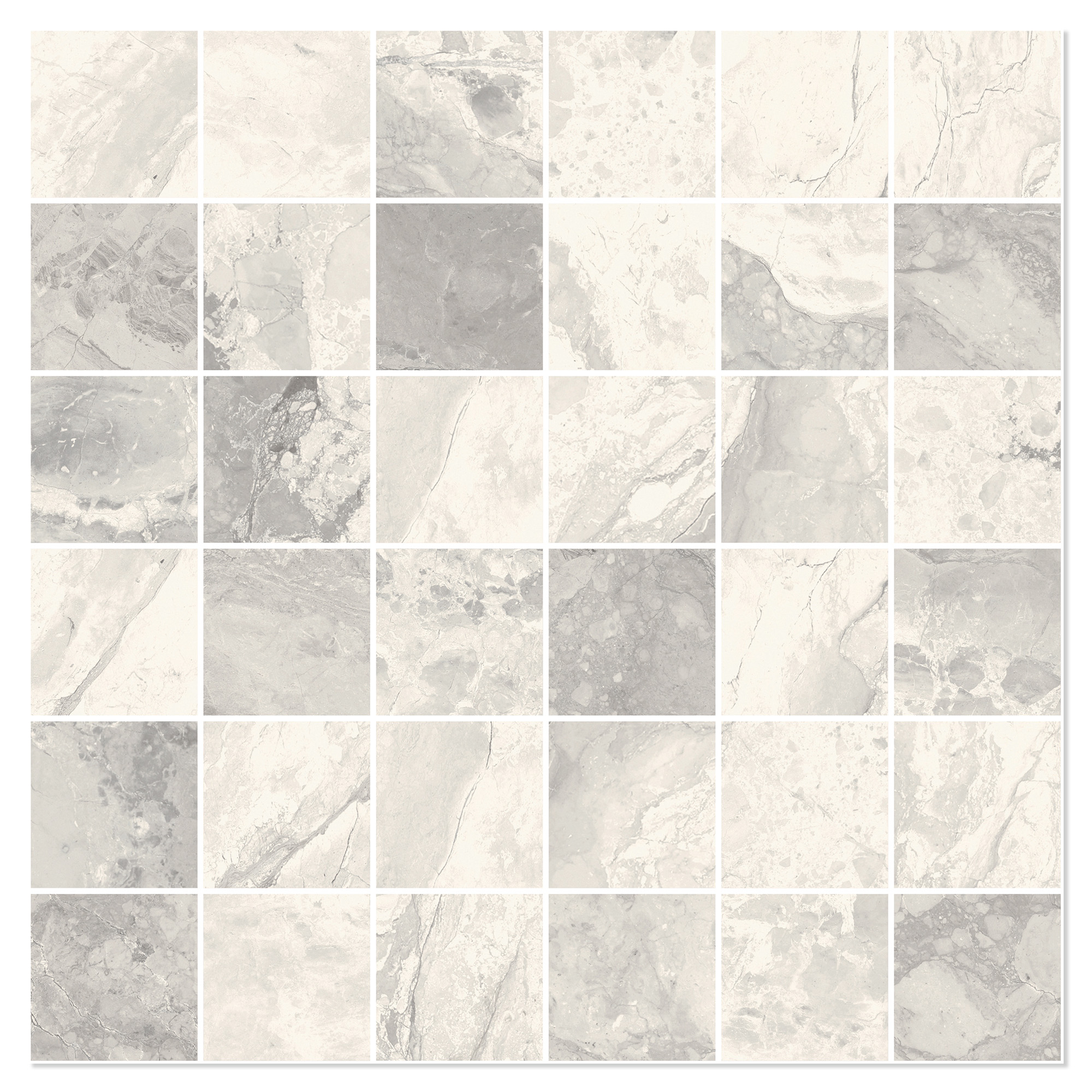Sant’Agostino Mosaikkflis Mystic Pearl Matt 30x30 cm