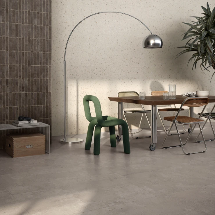 Sant’Agostino Gulvflis Glow Concrete Matt-Relieff 60x120 cm