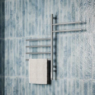 Roterbar Elektrisk Håndkletørker 65 W <strong>Balnea</strong>  Krom Blank